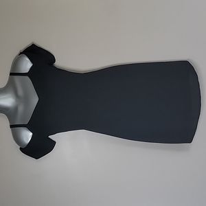 Express black cold shoulder dress size 2